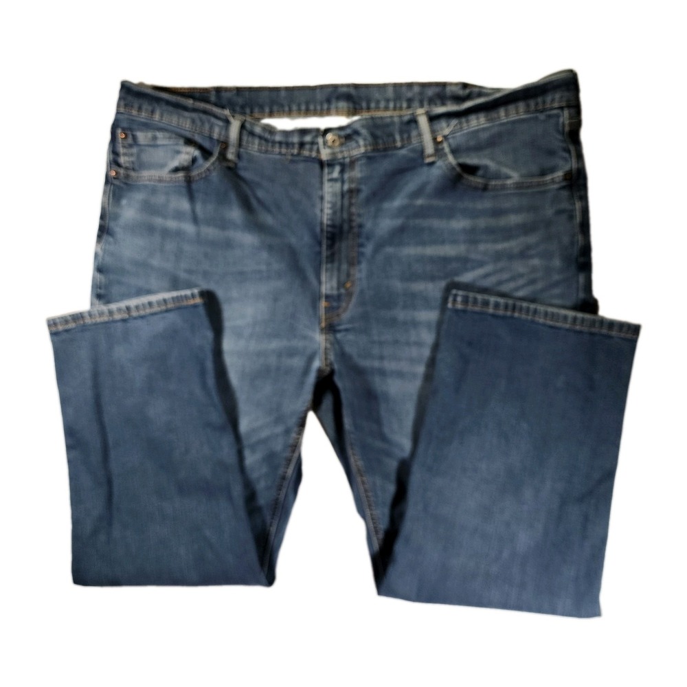 Levi's 541 Flex Jeans Mens 46x29 Big & Tall Blue Denim Athletic Tapered Fit EUC